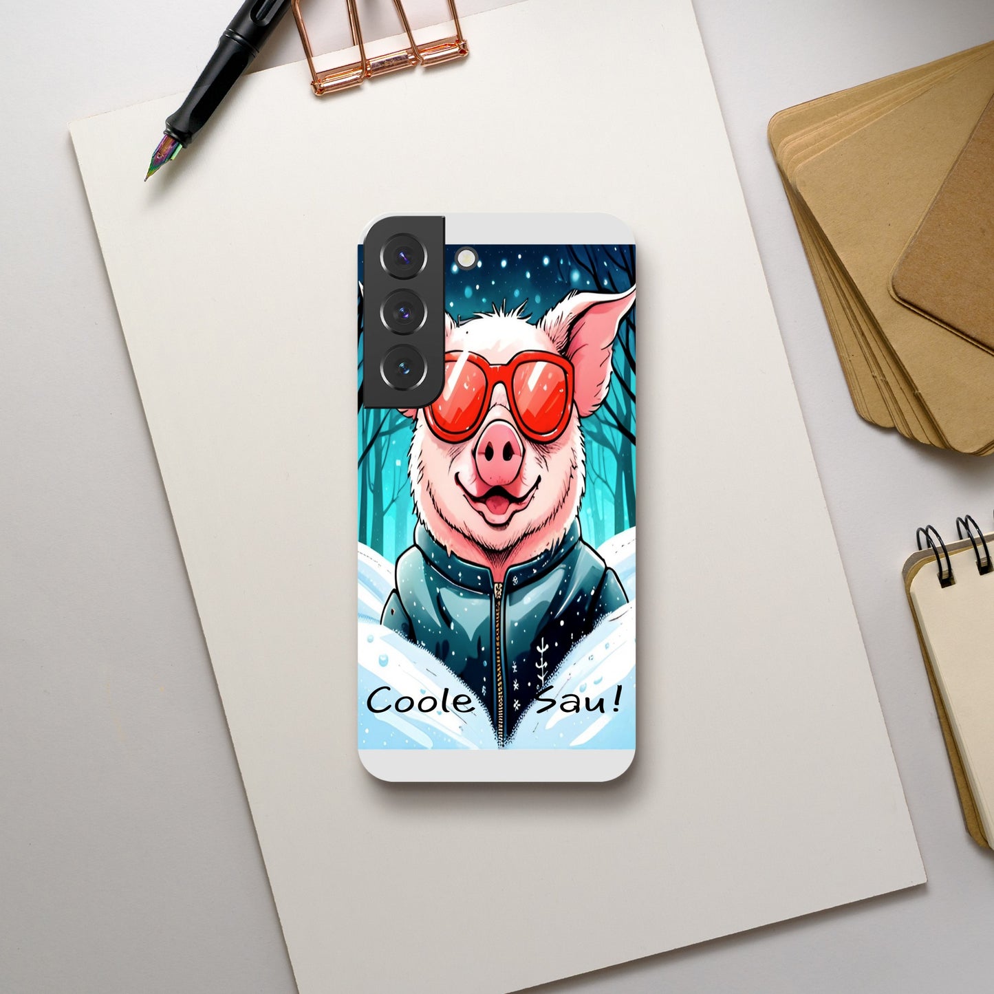 Cool Pig (Red Glasses) - Mobile Phone Cases