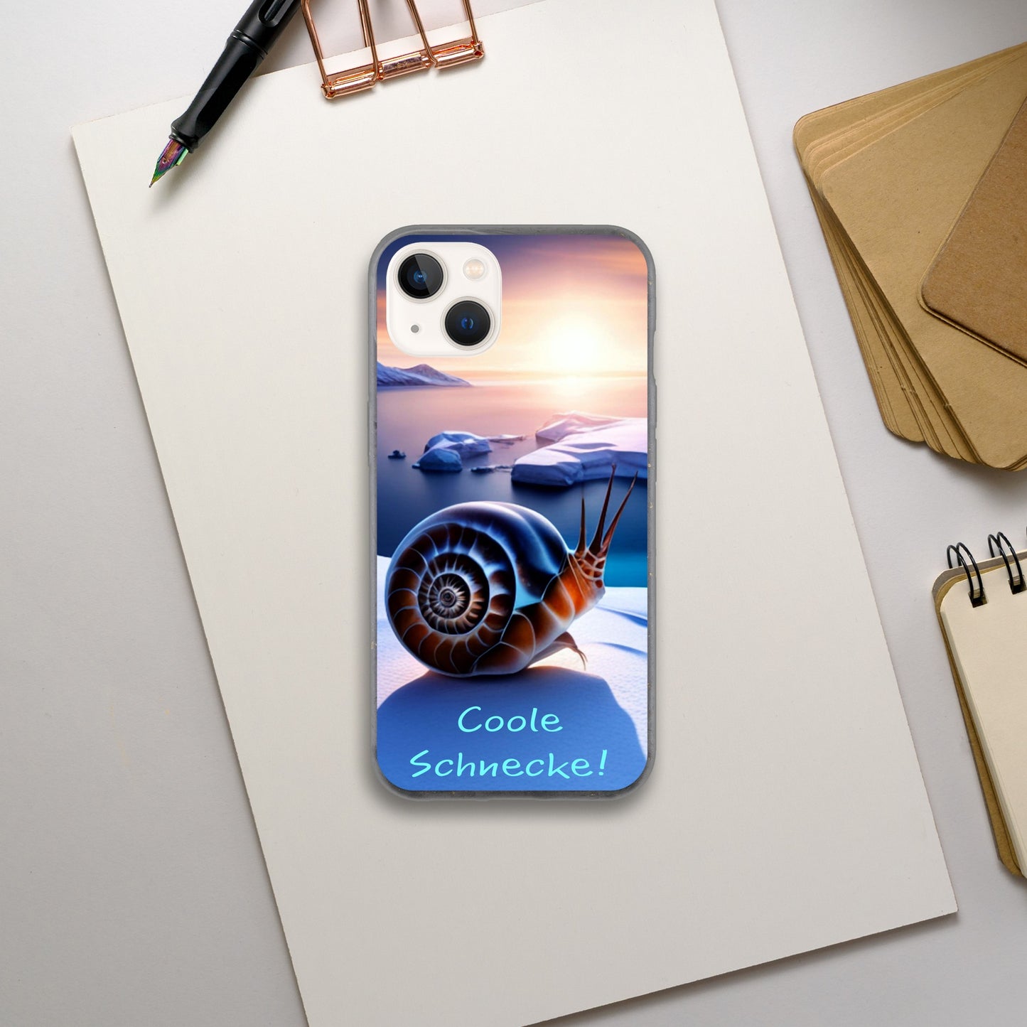 Cool Snail (Brown) - Phone Case