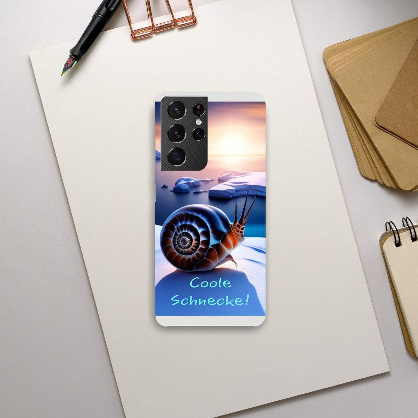 Cool Snail (Brown) - Phone Case