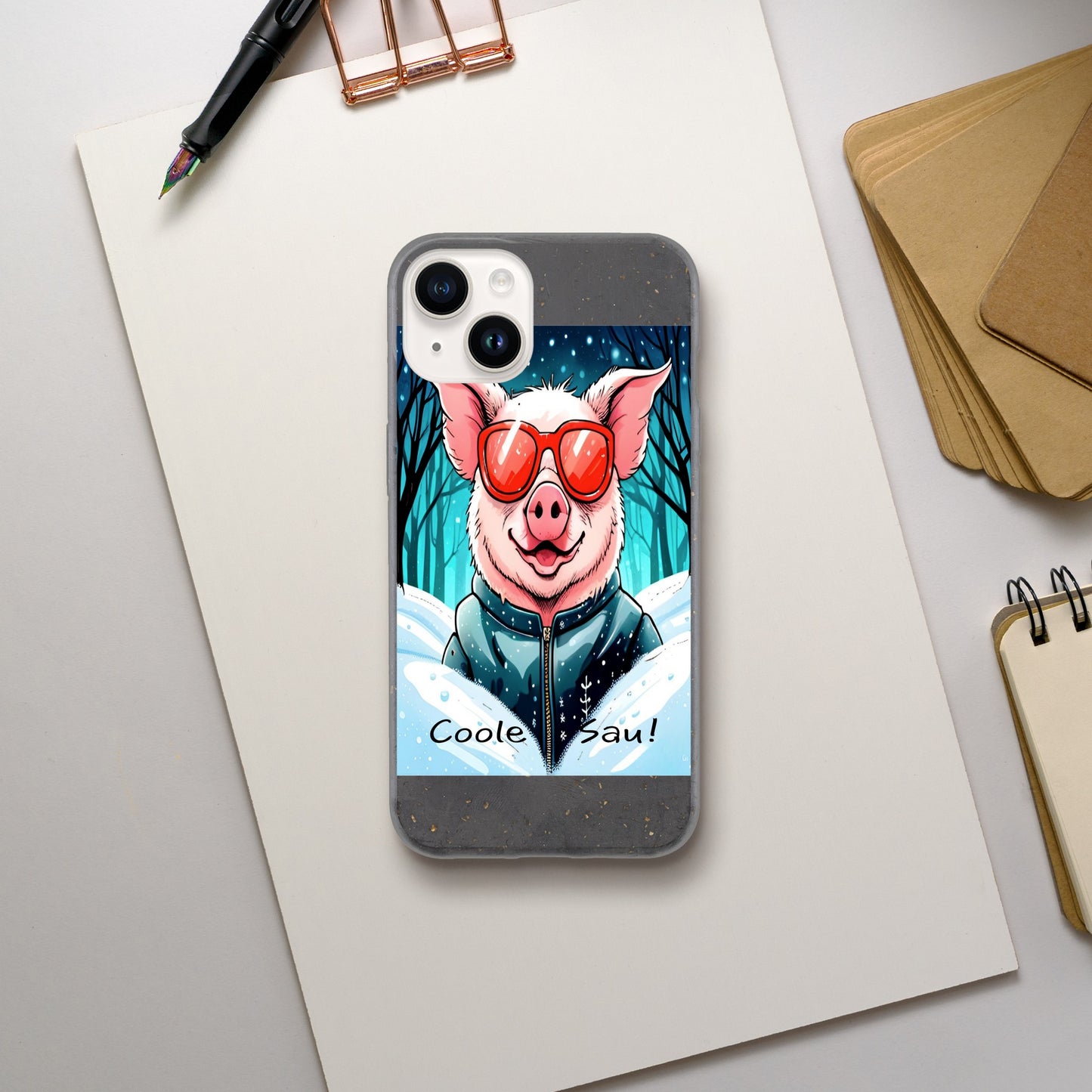 Cool Pig (Red Glasses) - Mobile Phone Cases