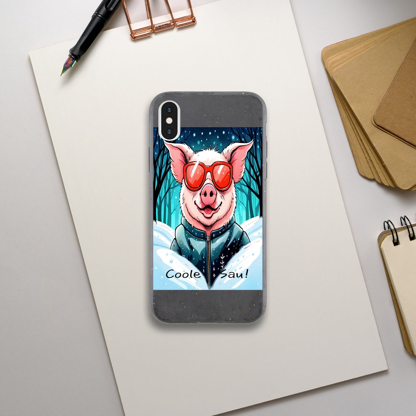 Cool Pig (Red Glasses) - Mobile Phone Cases