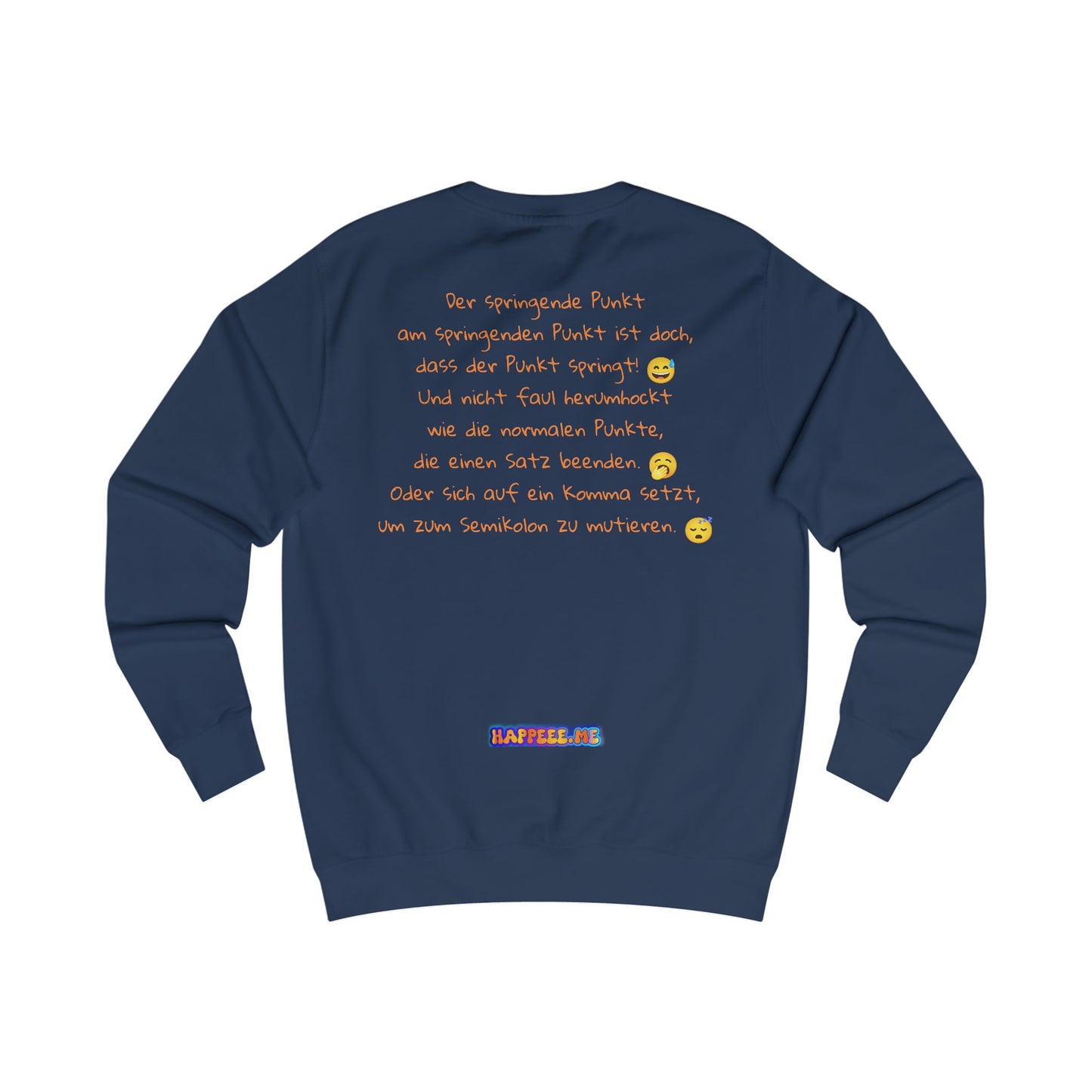Springende Punkt (orange) - Pullover