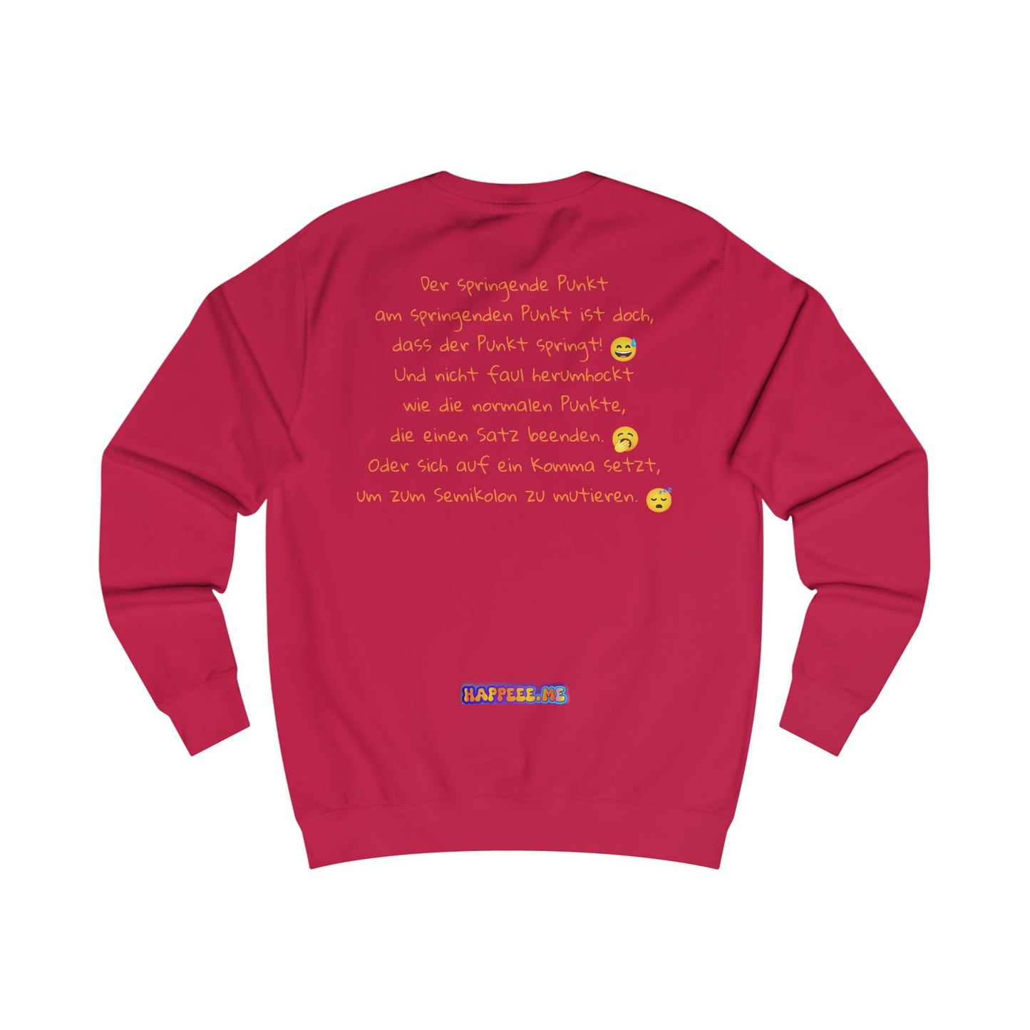 Springende Punkt (orange) - Pullover