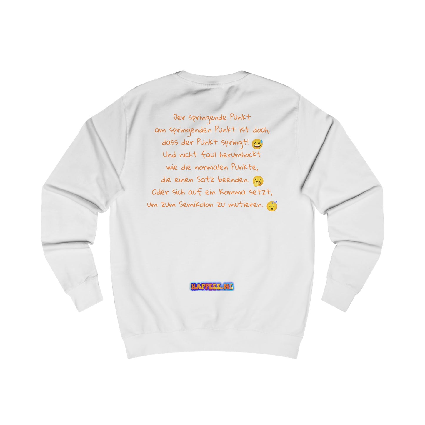 Springende Punkt (orange) - Pullover