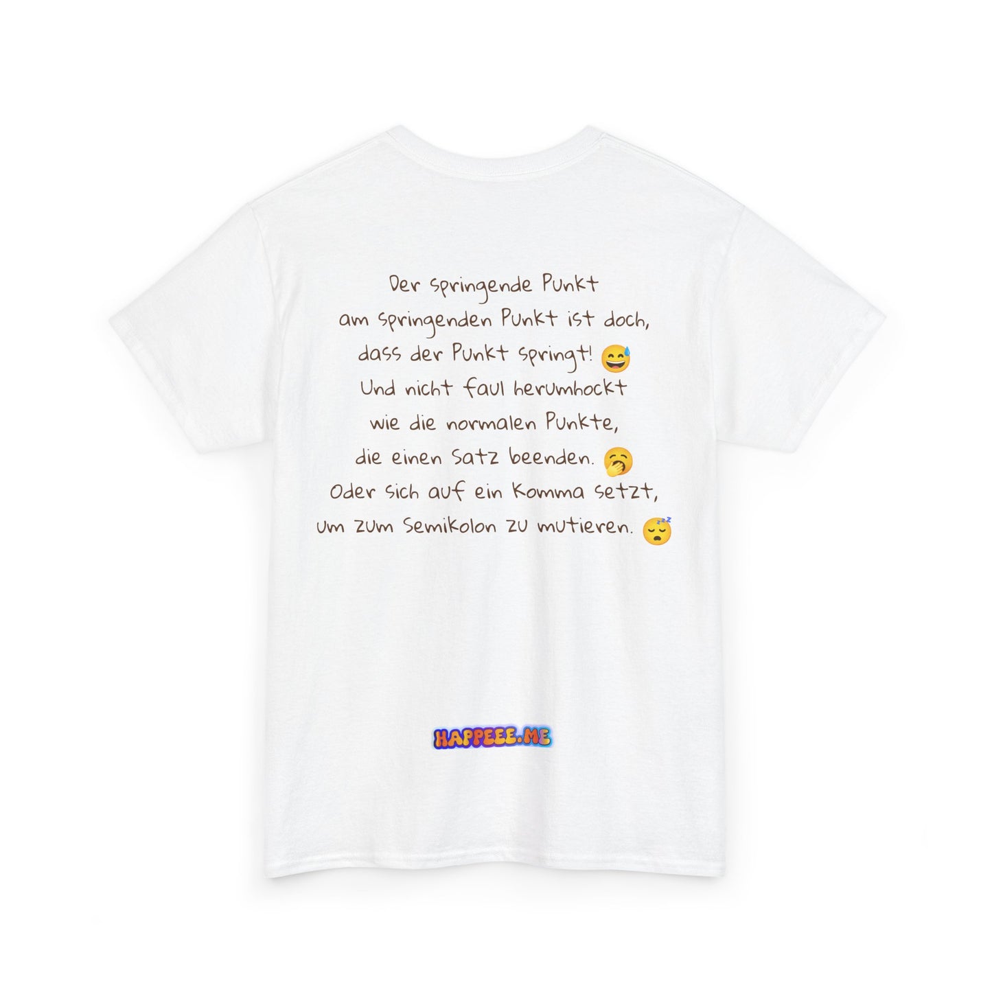 Springende Punkt (orange) - T-Shirt
