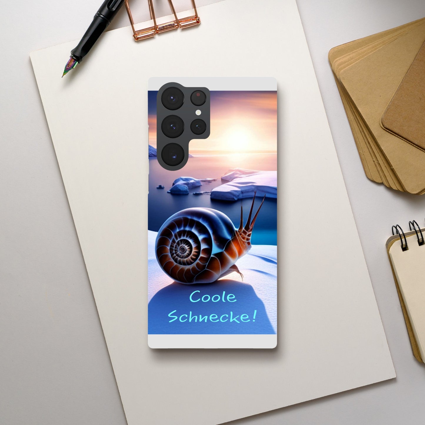Cool Snail (Brown) - Phone Case