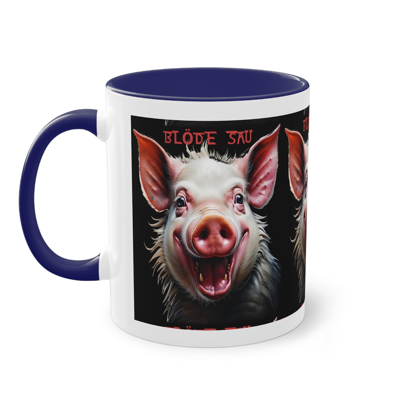 Bloede Sau - Keramiktasse