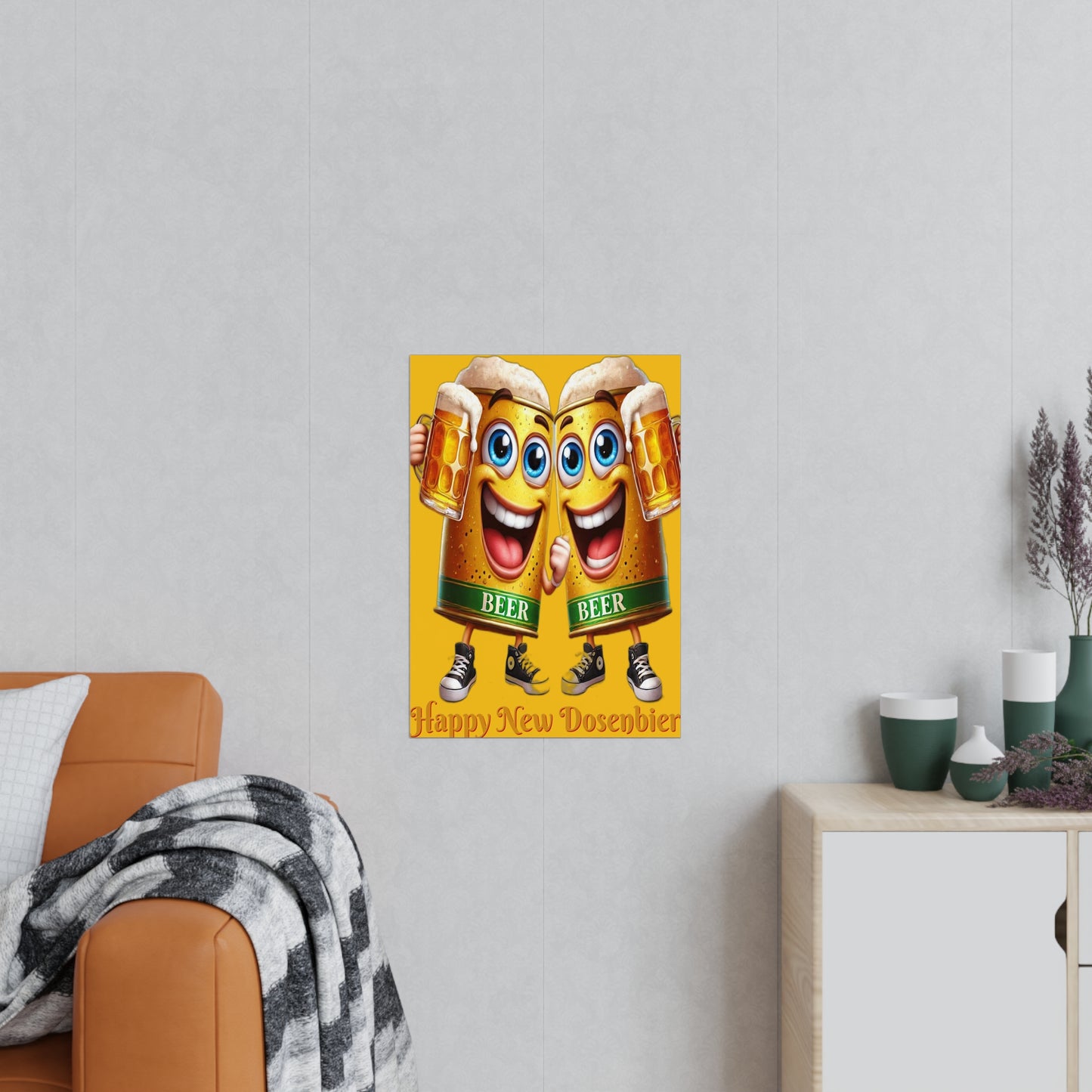 Happy New (Dosen-) Bier - Poster