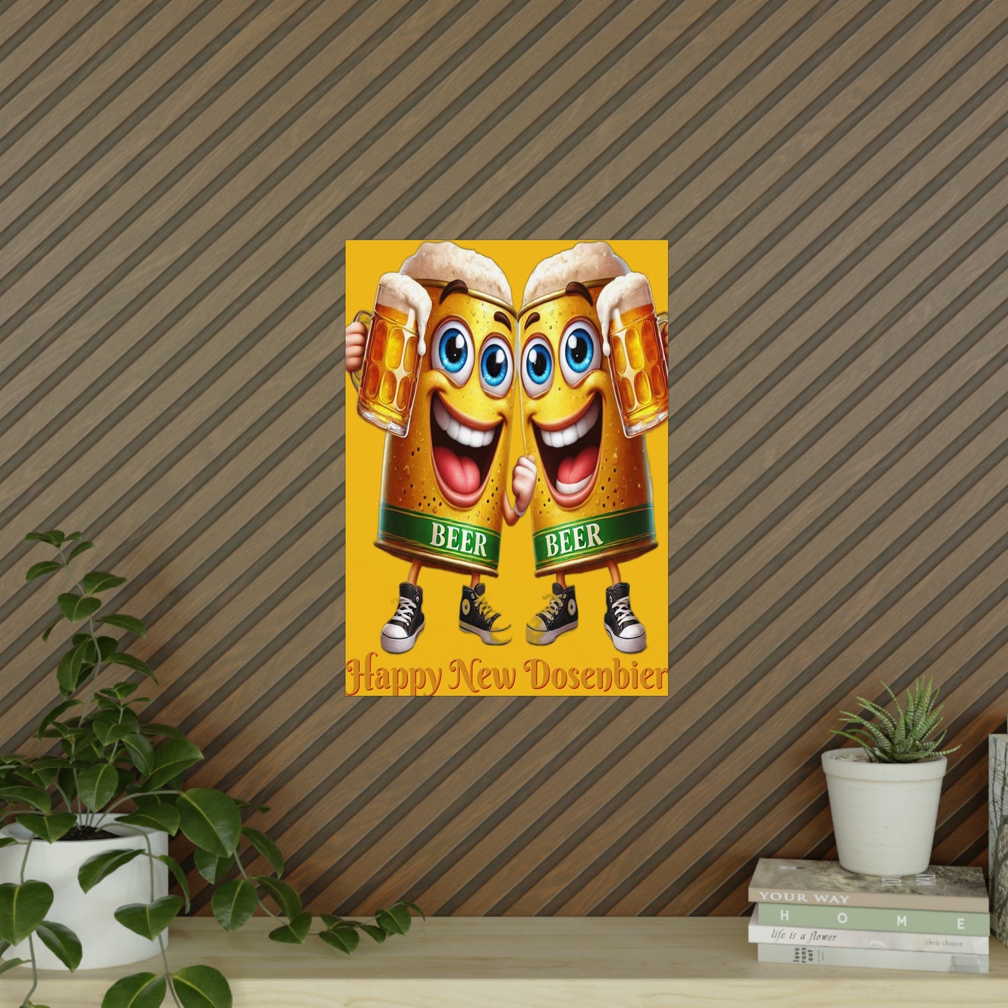 Happy New (Dosen-) Bier - Poster