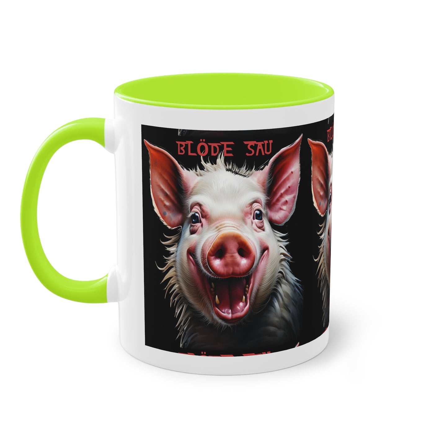 Bloede Sau - Keramiktasse
