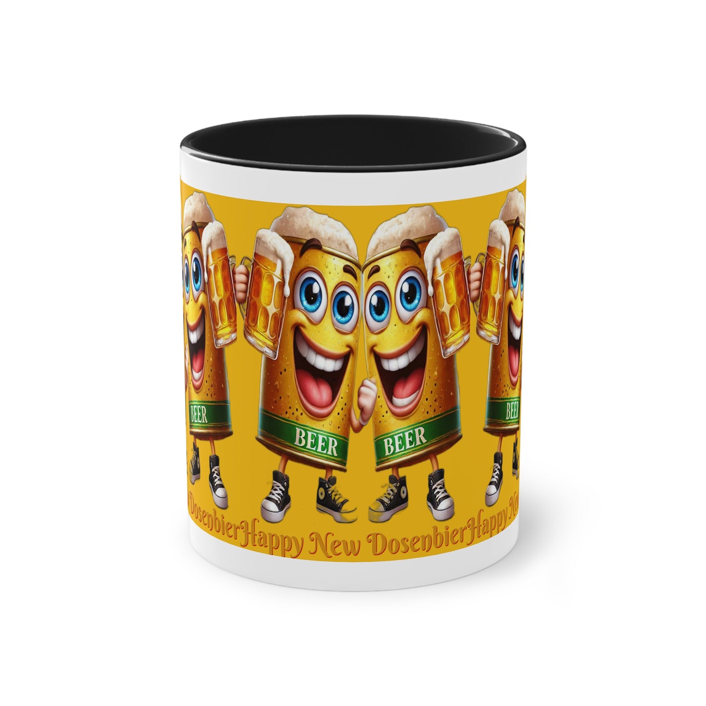 Happy New (Dosen-) Bier - Tasse