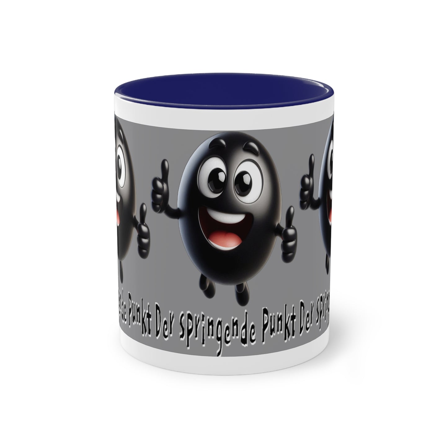 Springende Punkt (schwarz) - Tasse