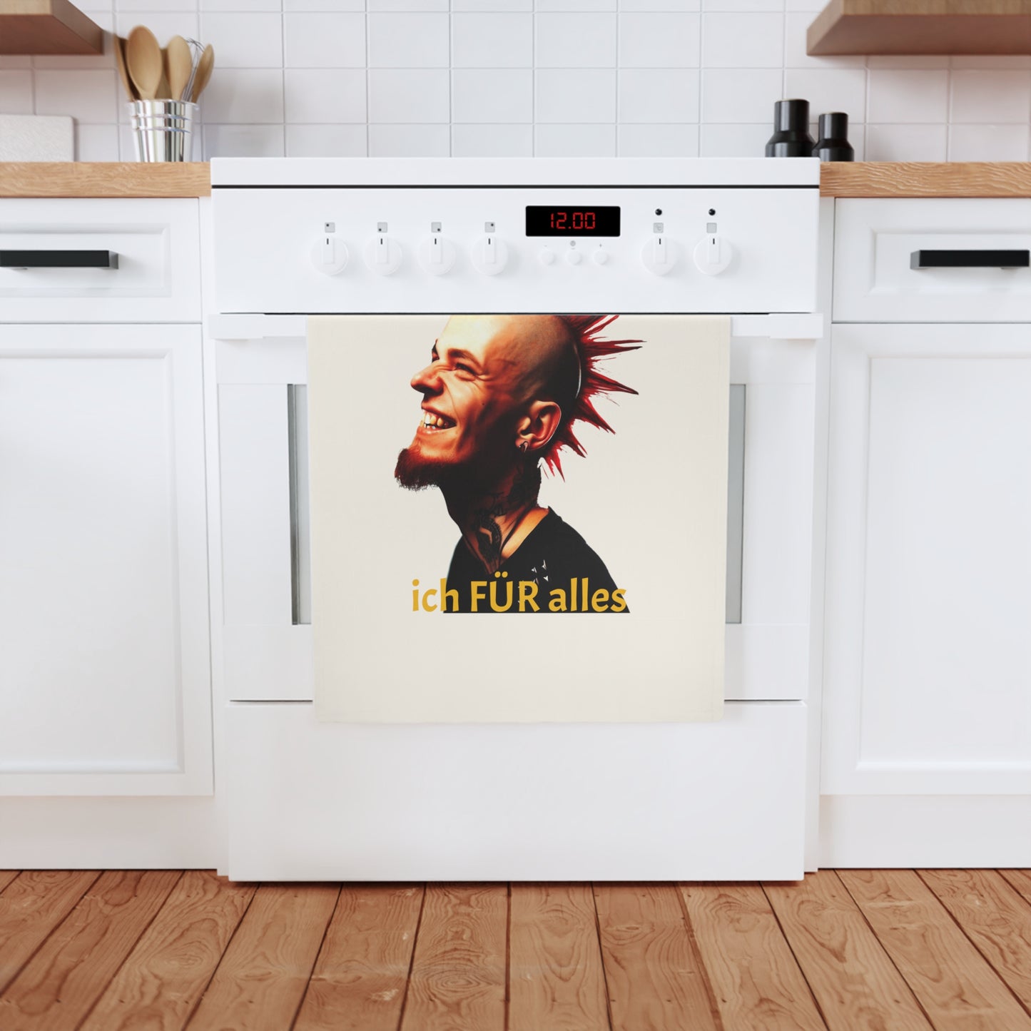 Punk (Mann) - Geschirrtuch