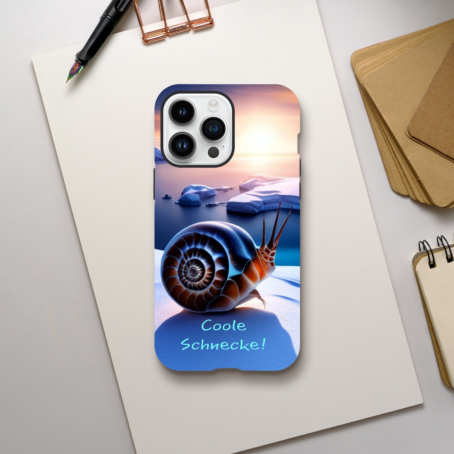 Cool Snail (Brown) - Phone Case