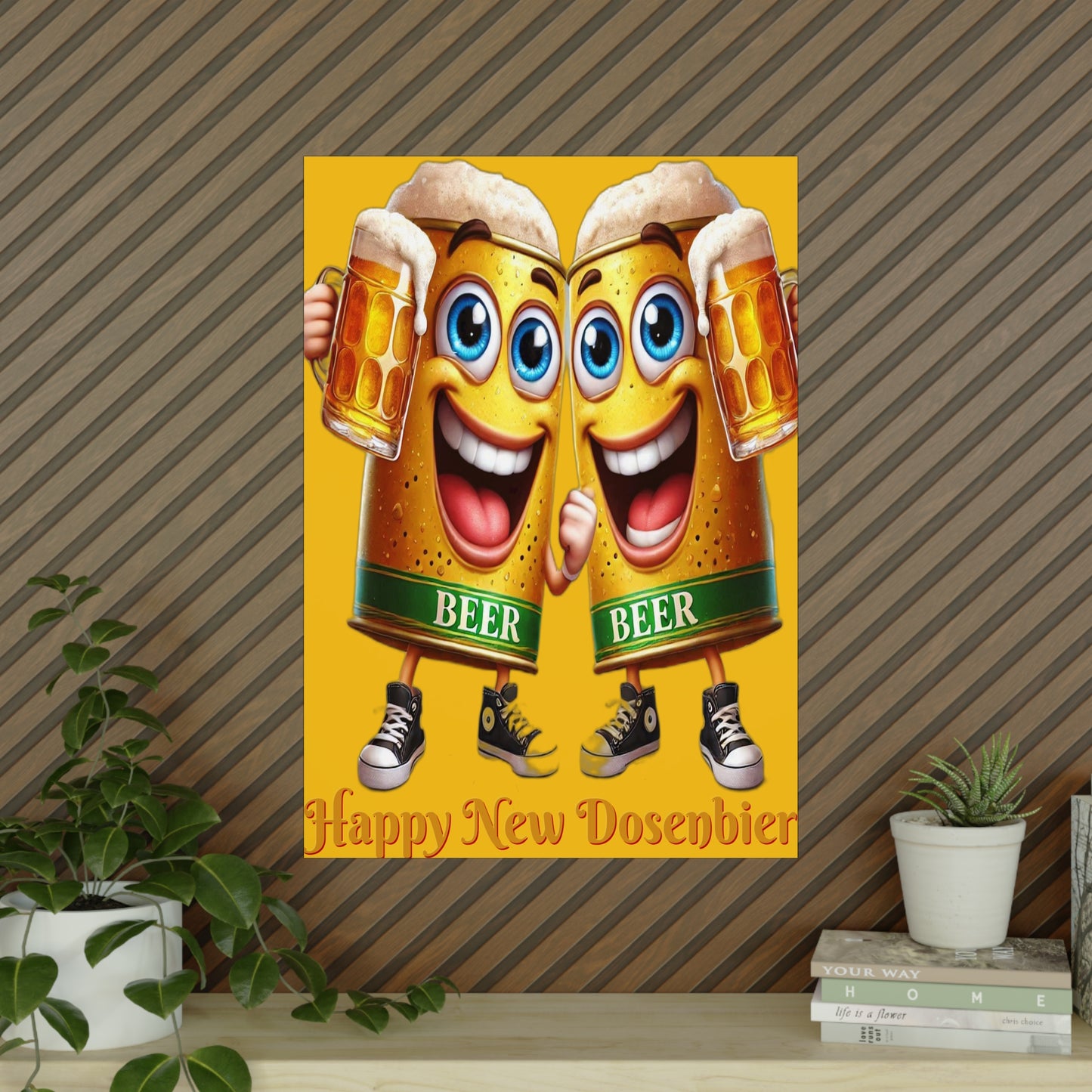 Happy New (Dosen-) Bier - Poster