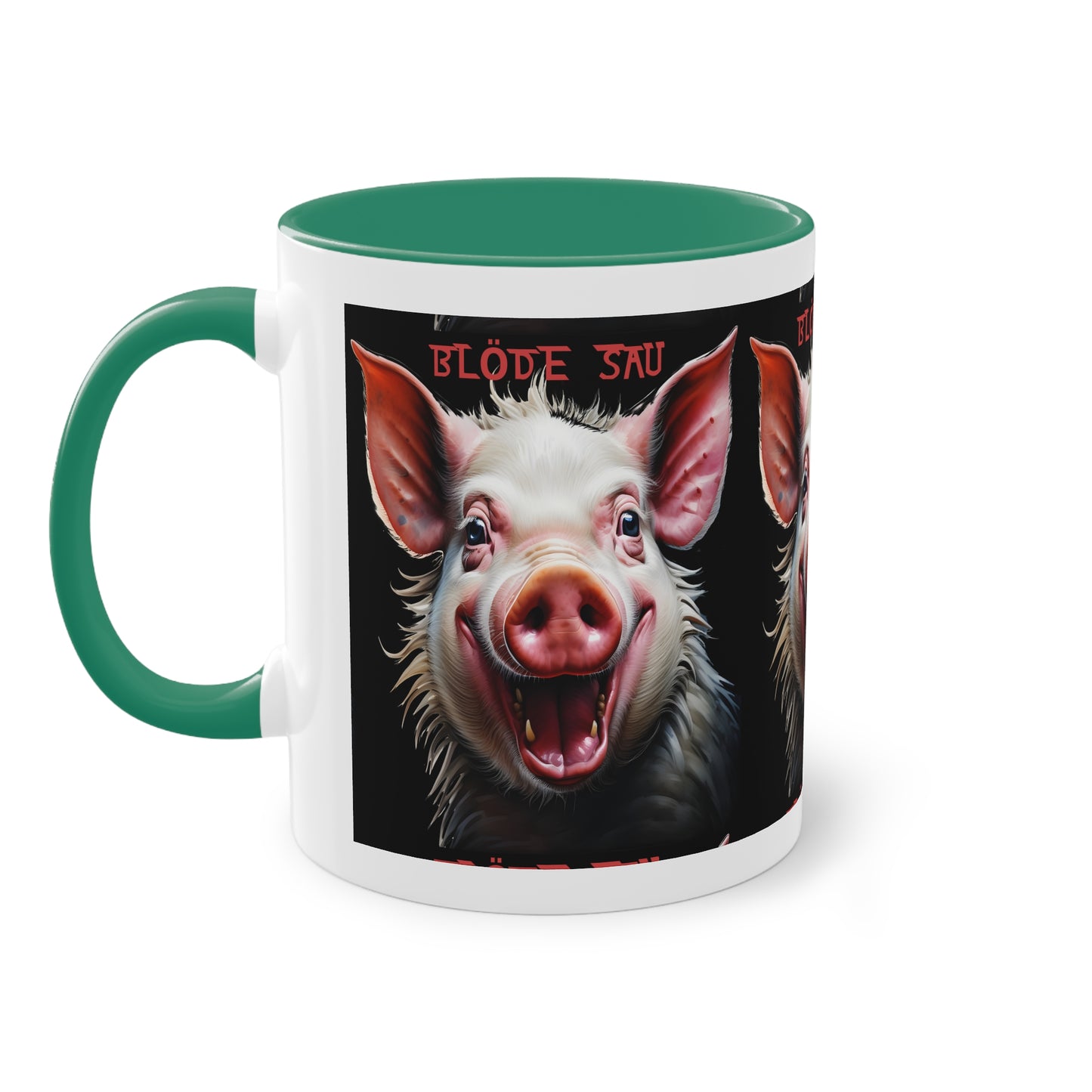 Bloede Sau - Keramiktasse