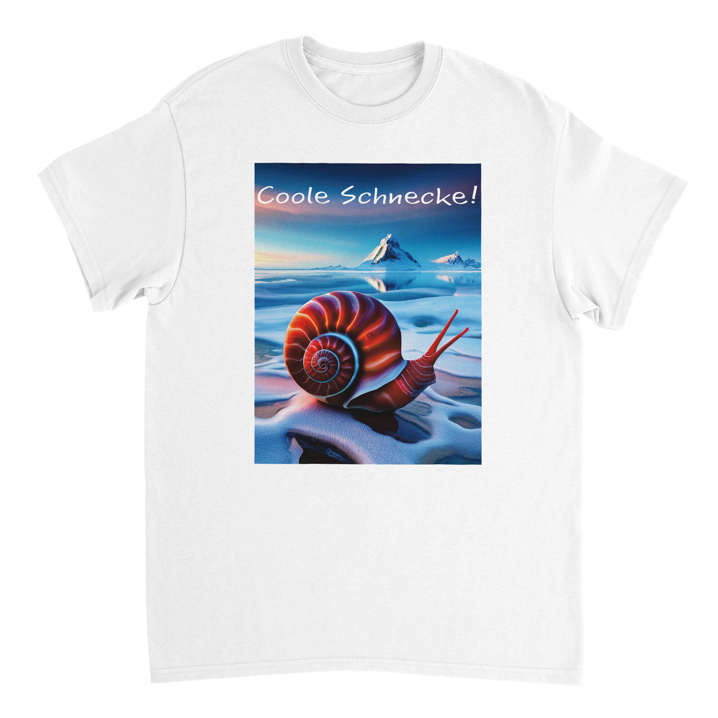 Cool Snail (Red) - T-Shirt (Unisex)