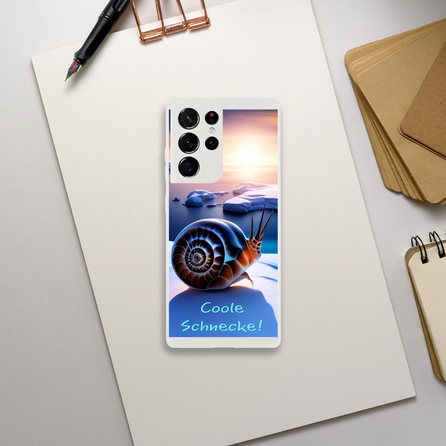 Cool Snail (Brown) - Phone Case