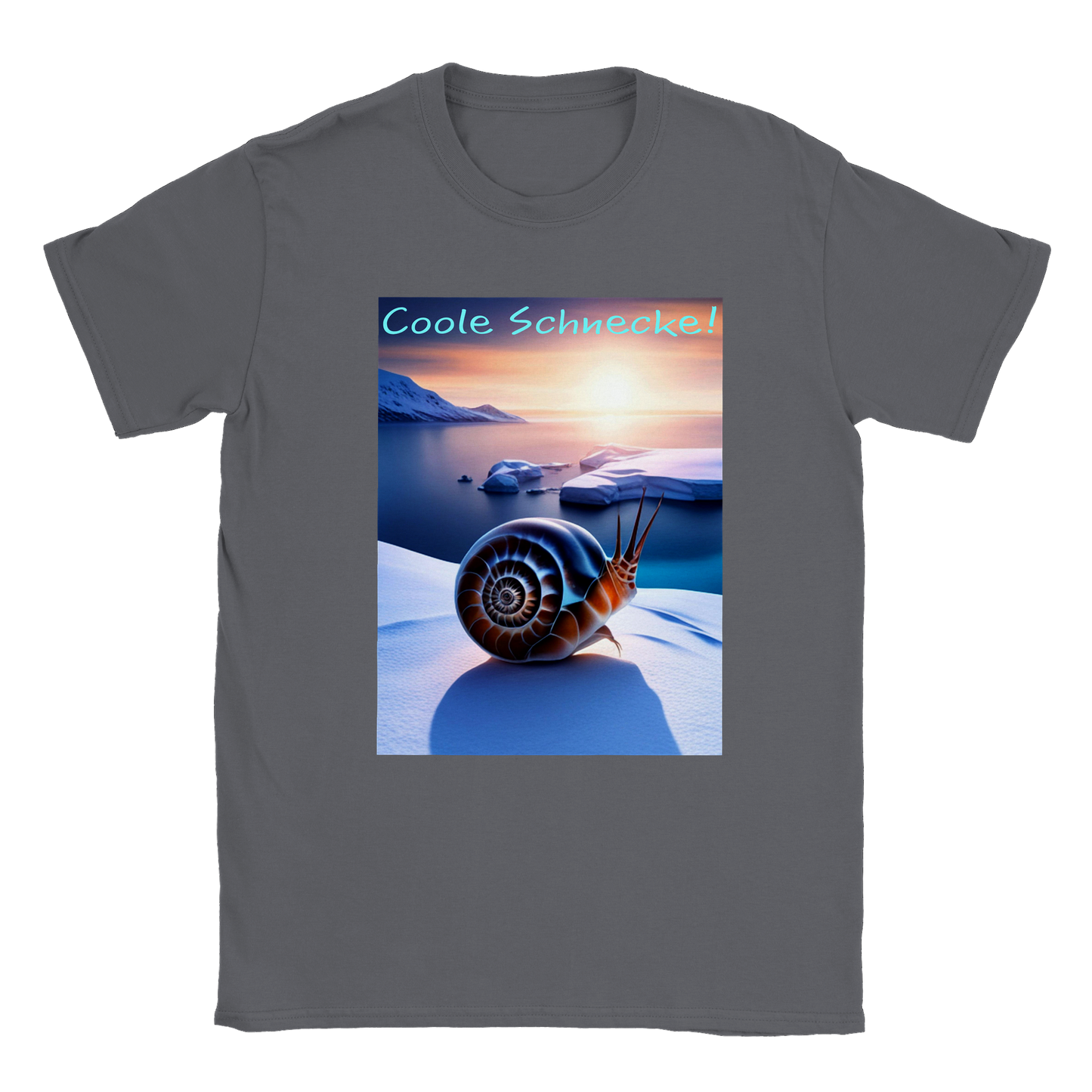 Cool Snail (Brown) - T-shirt (Unisex)