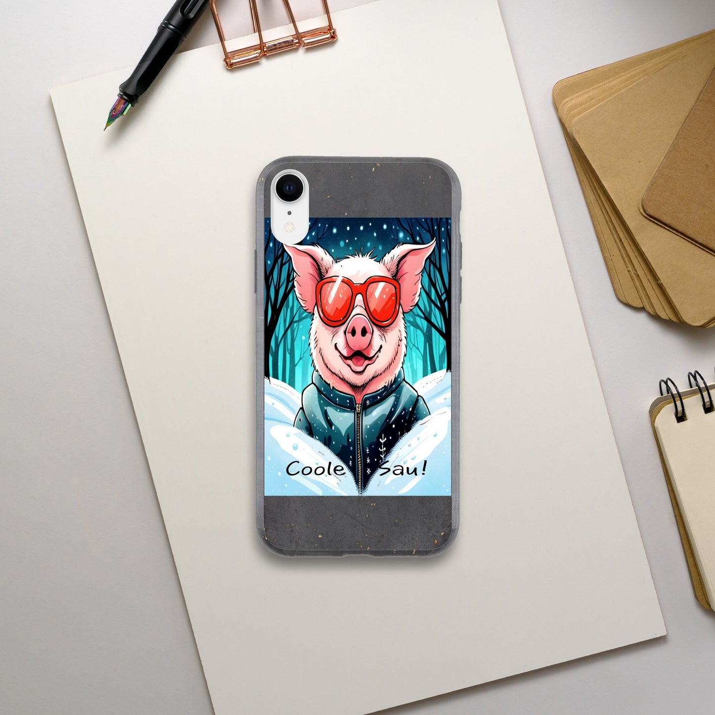Cool Pig (Red Glasses) - Mobile Phone Cases