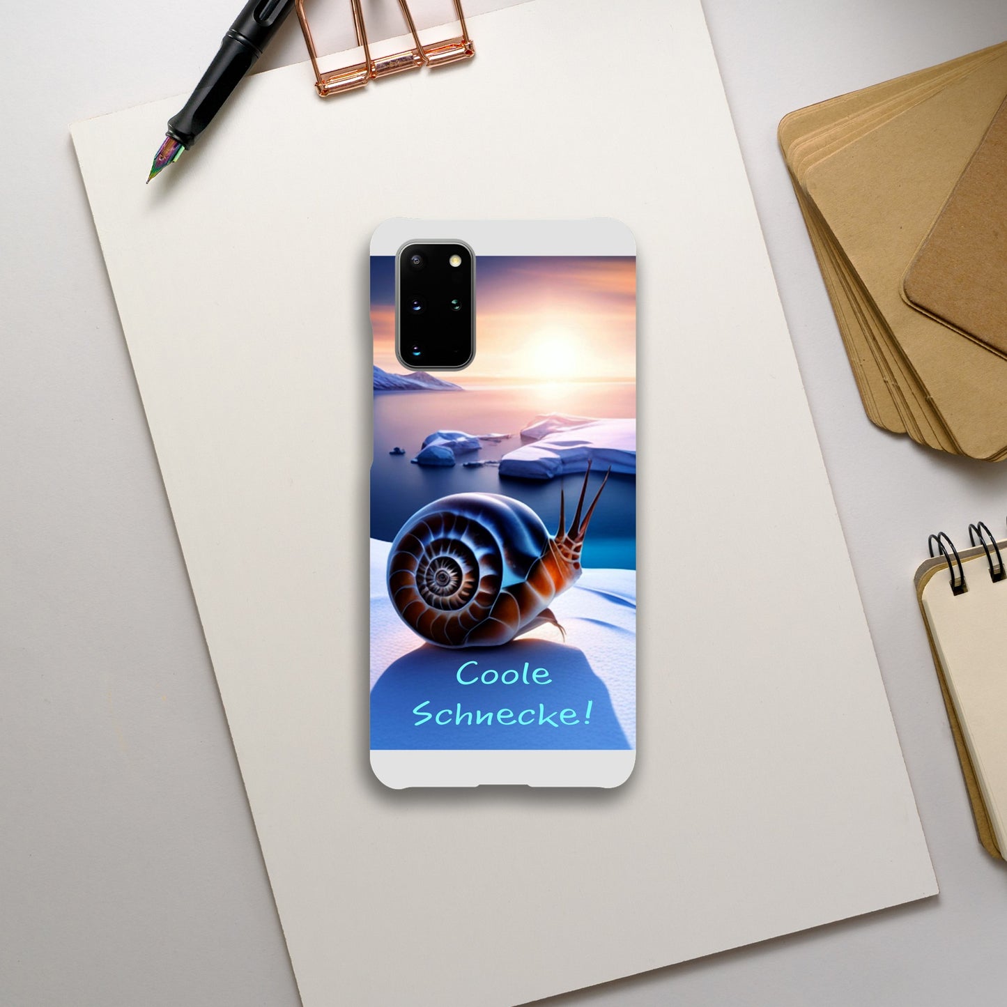 Cool Snail (Brown) - Phone Case