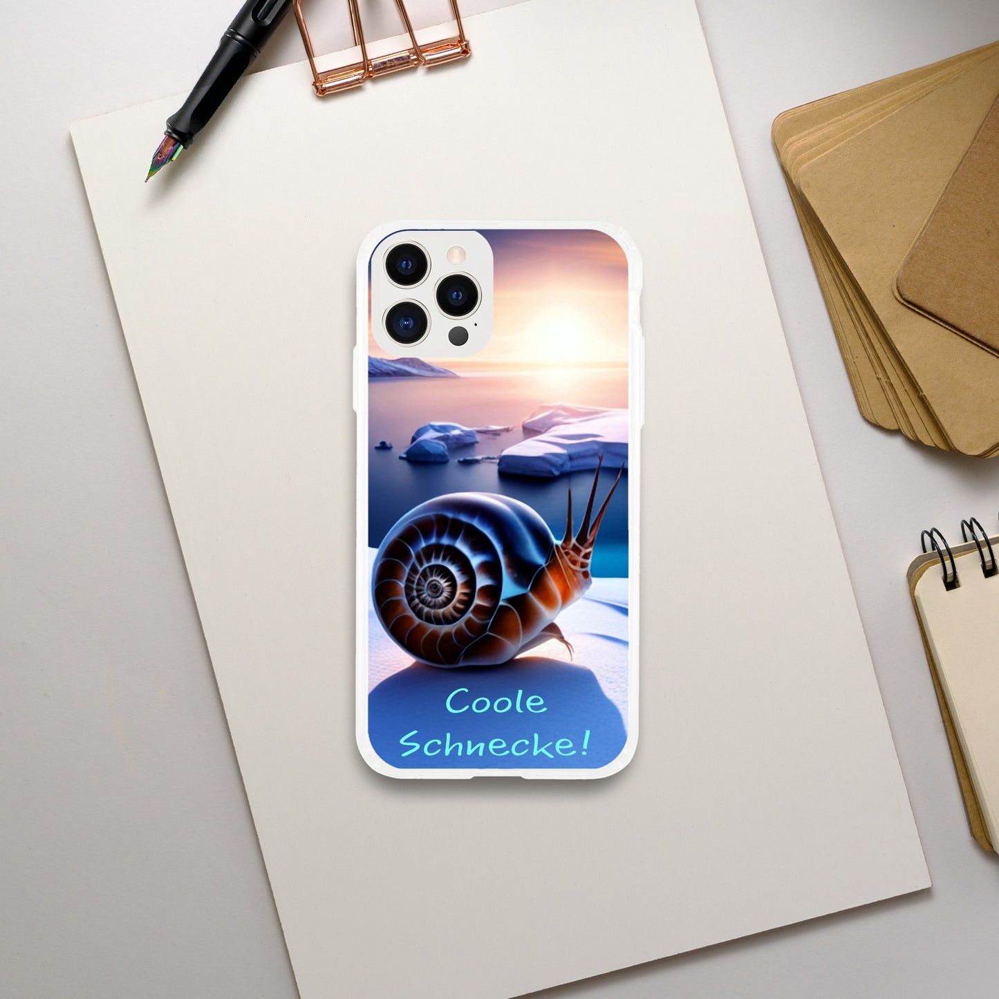 Cool Snail (Brown) - Phone Case