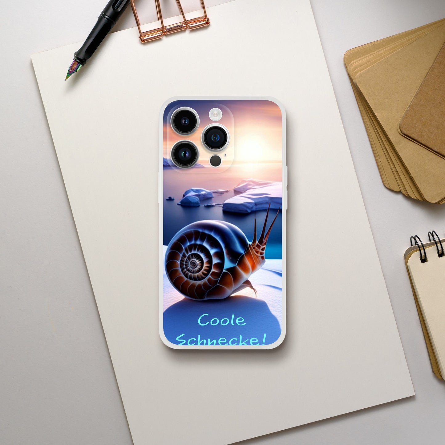 Cool Snail (Brown) - Phone Case