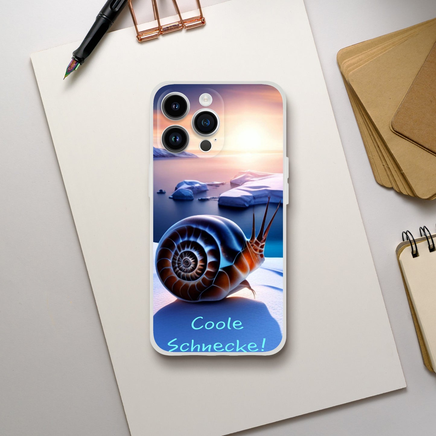 Cool Snail (Brown) - Phone Case