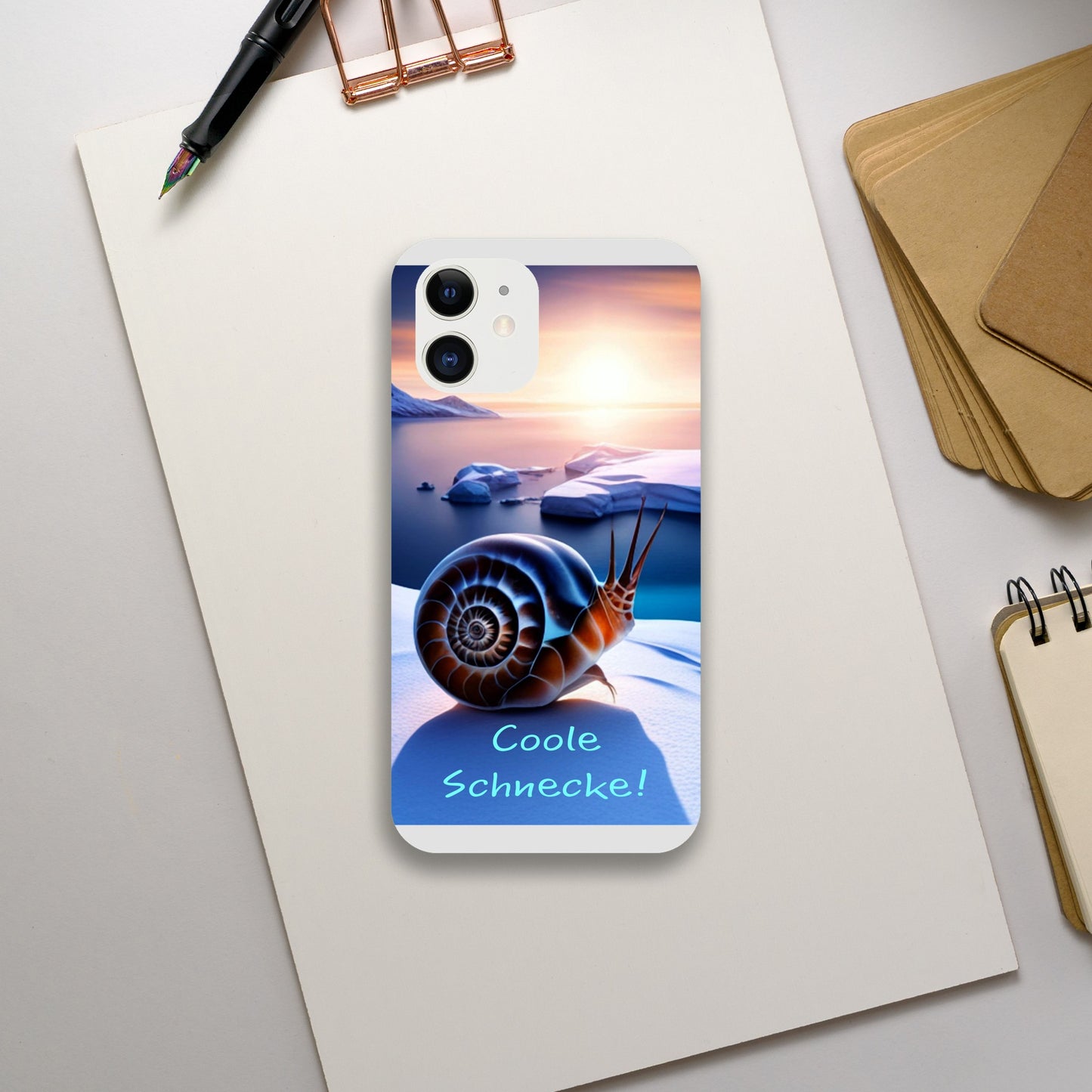 Cool Snail (Brown) - Phone Case