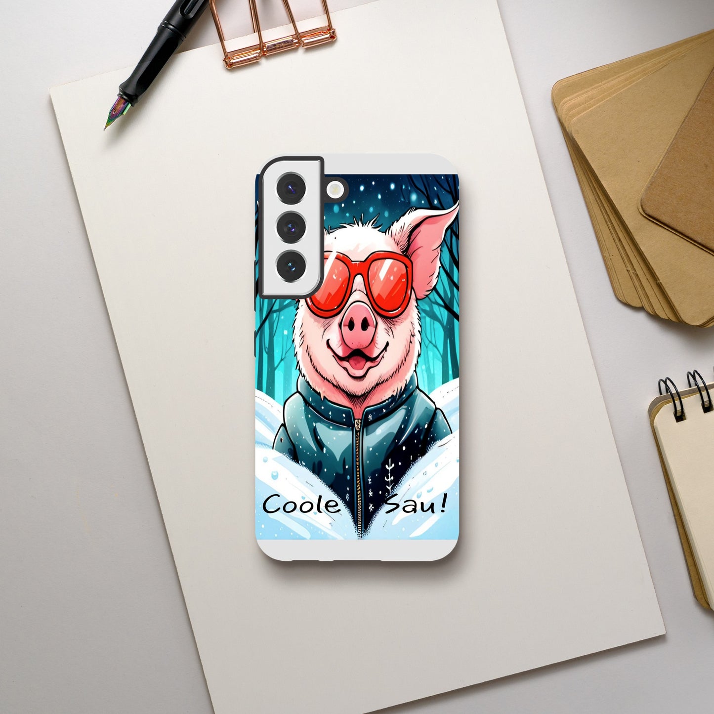Cool Pig (Red Glasses) - Mobile Phone Cases