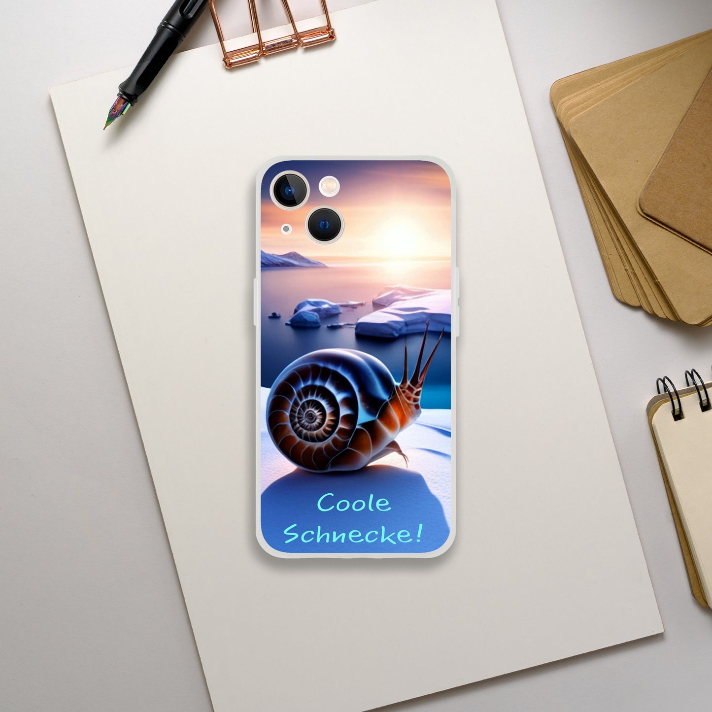 Cool Snail (Brown) - Phone Case
