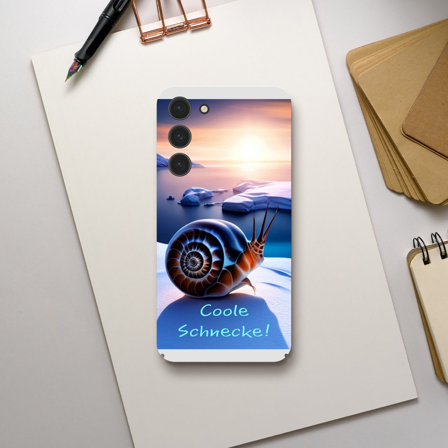 Cool Snail (Brown) - Phone Case