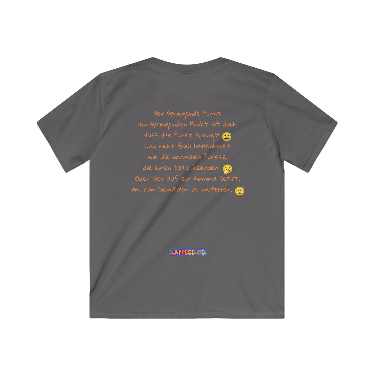 Springende Punkt (orange) - Kids T-Shirt