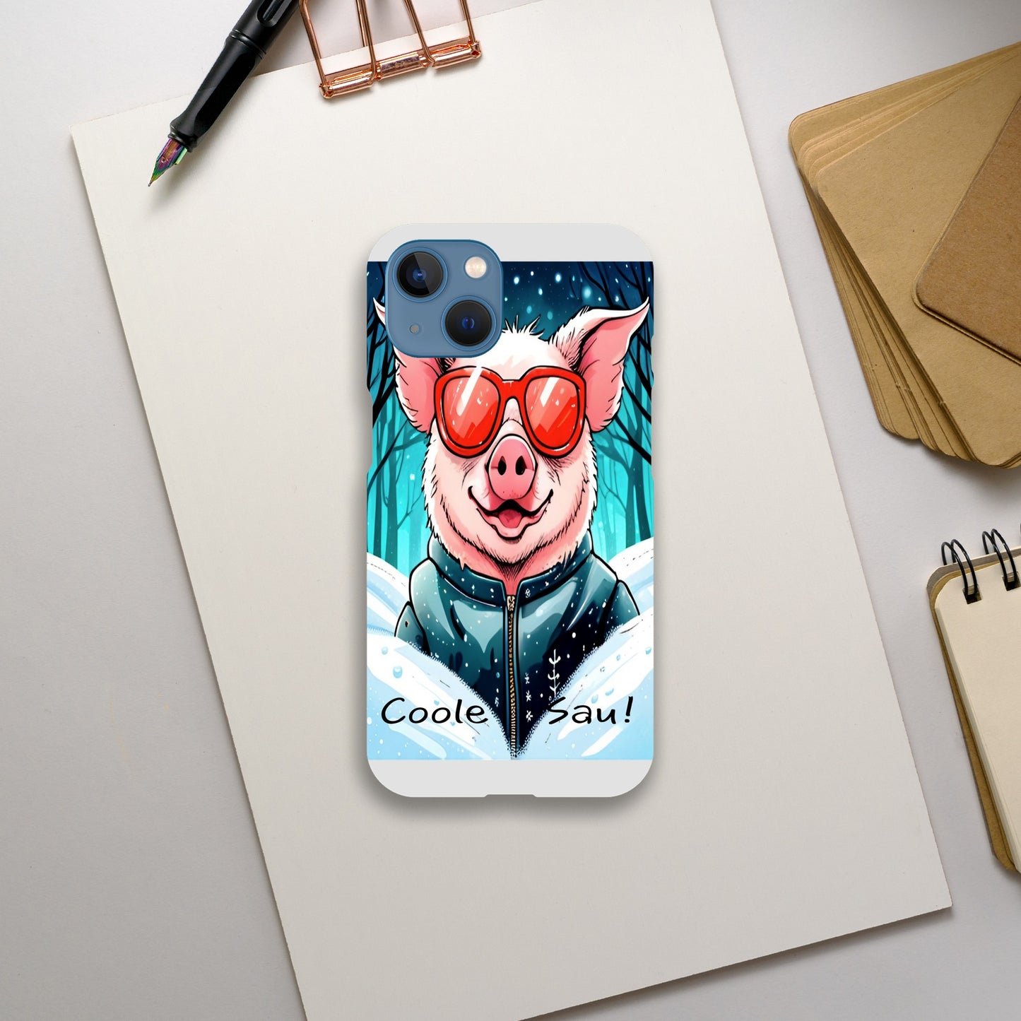 Cool Pig (Red Glasses) - Mobile Phone Cases