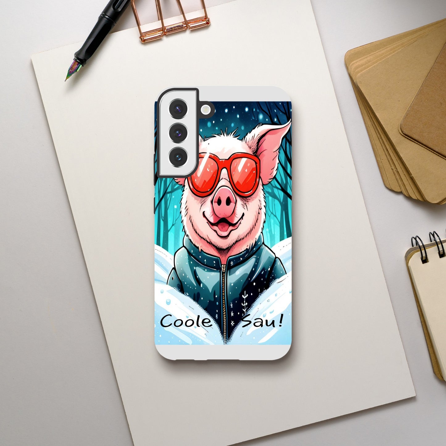 Cool Pig (Red Glasses) - Mobile Phone Cases