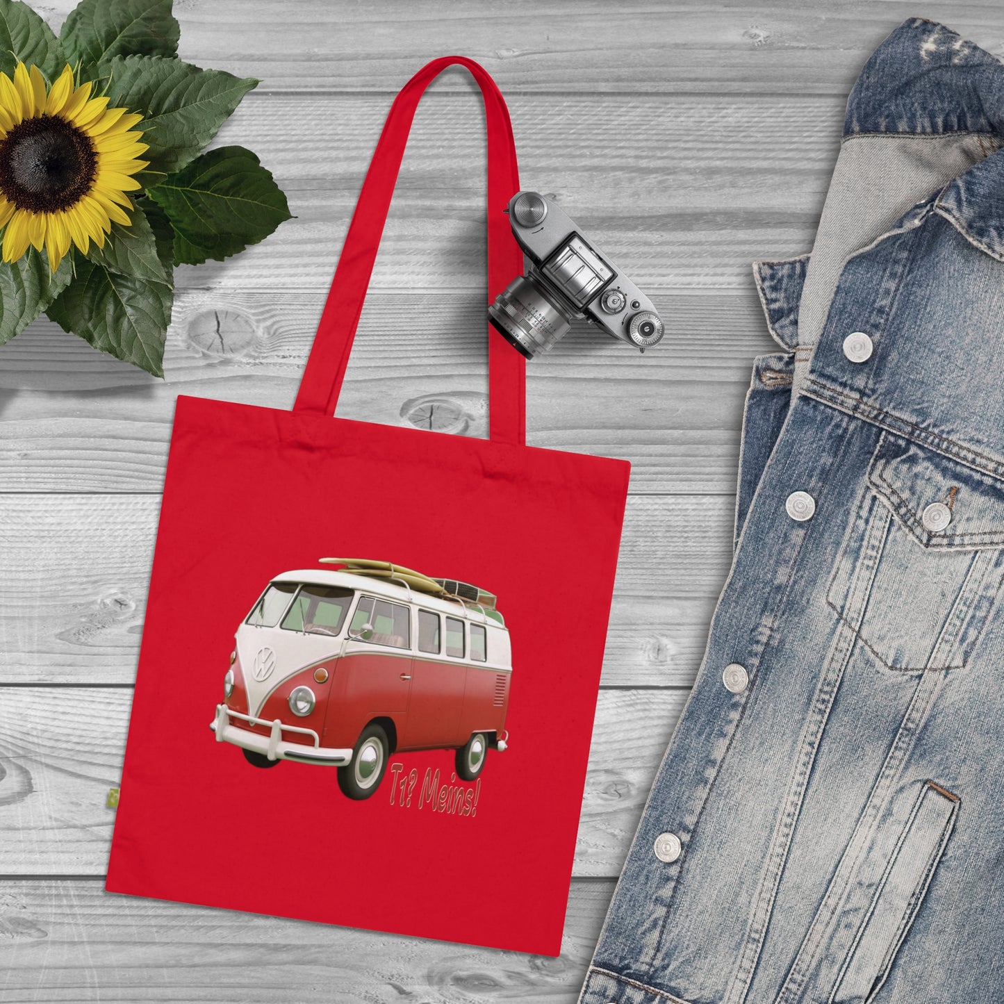 VW Bulli T1 rot - Bio-Bag