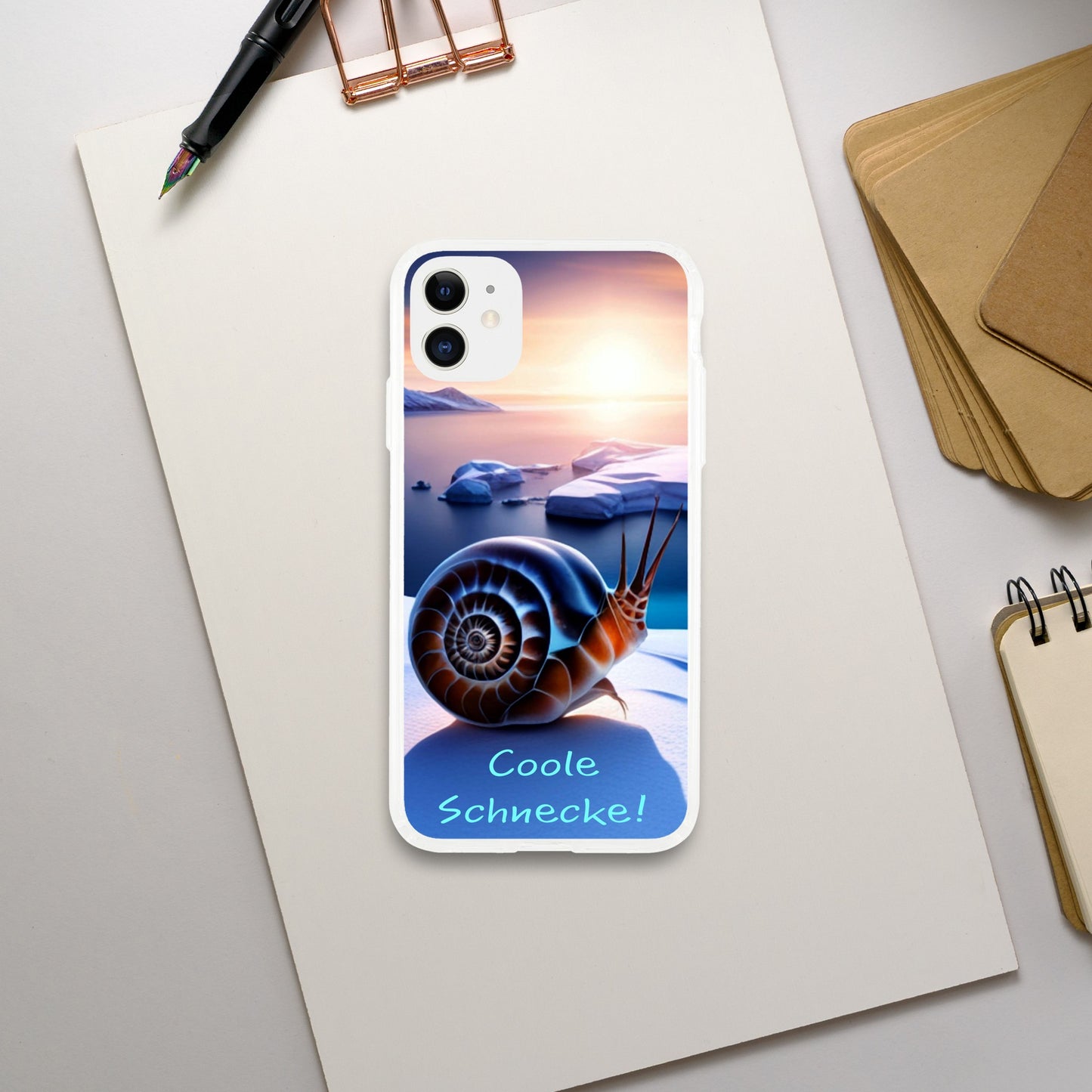 Cool Snail (Brown) - Phone Case