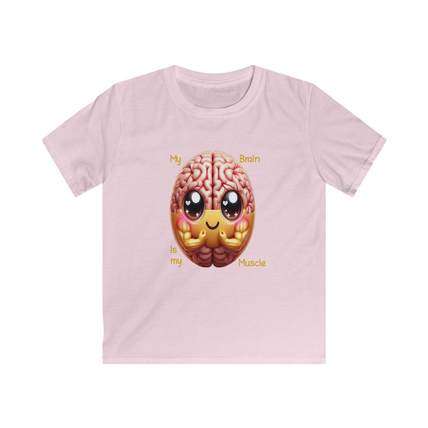 My Brain is my Muscle - Kids T-Shirt