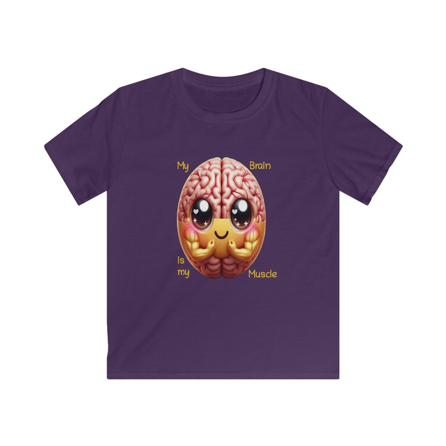 My Brain is my Muscle - Kids T-Shirt
