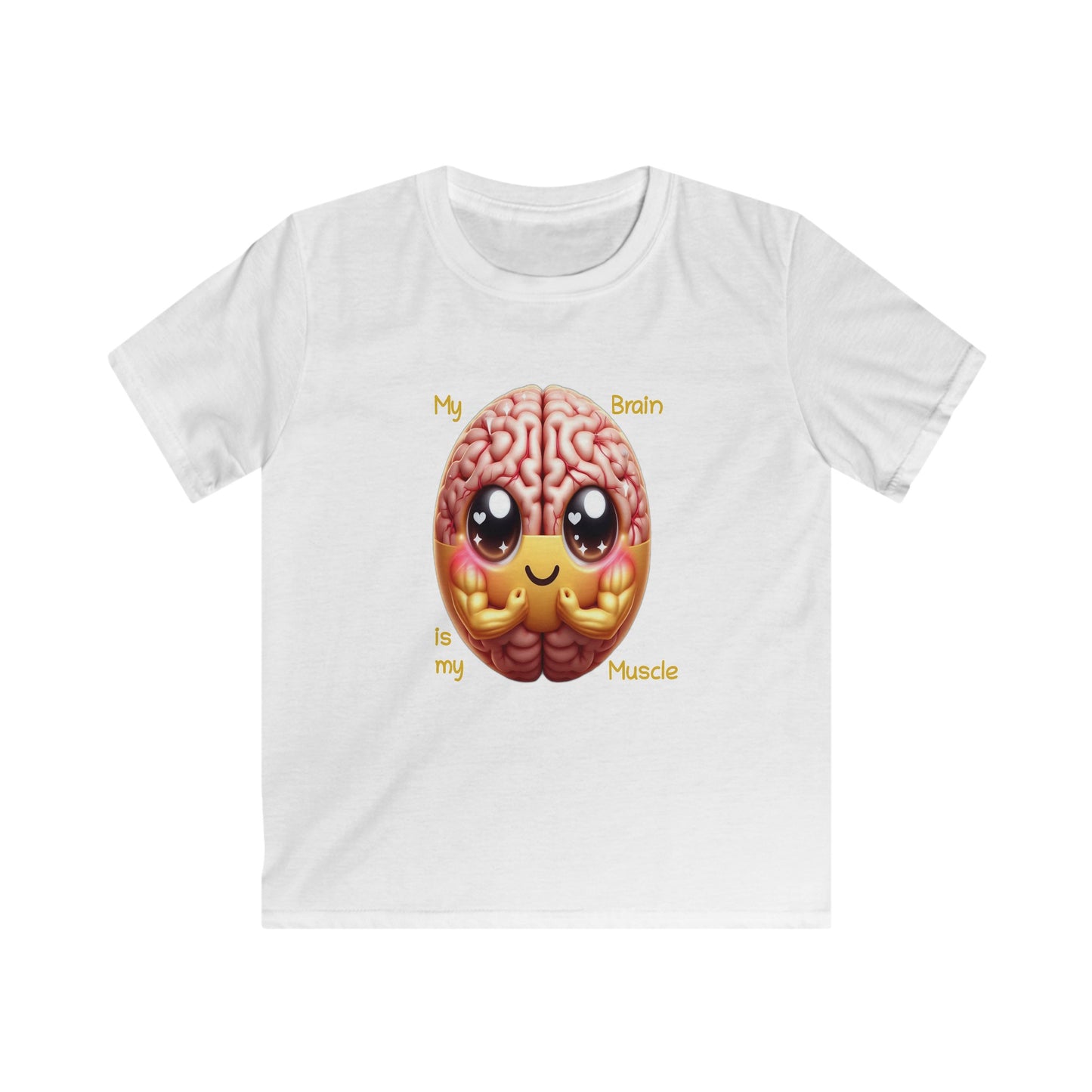 My Brain is my Muscle - Kids T-Shirt