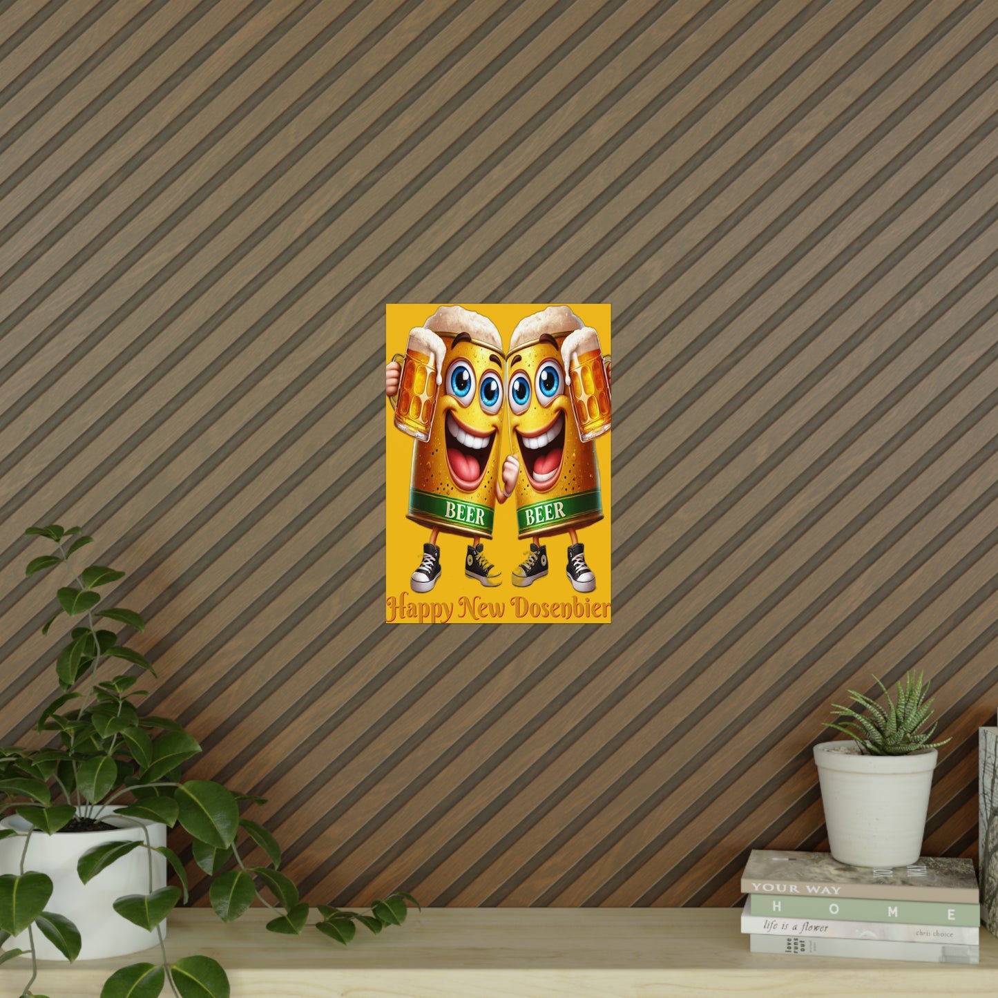 Happy New (Dosen-) Bier - Poster