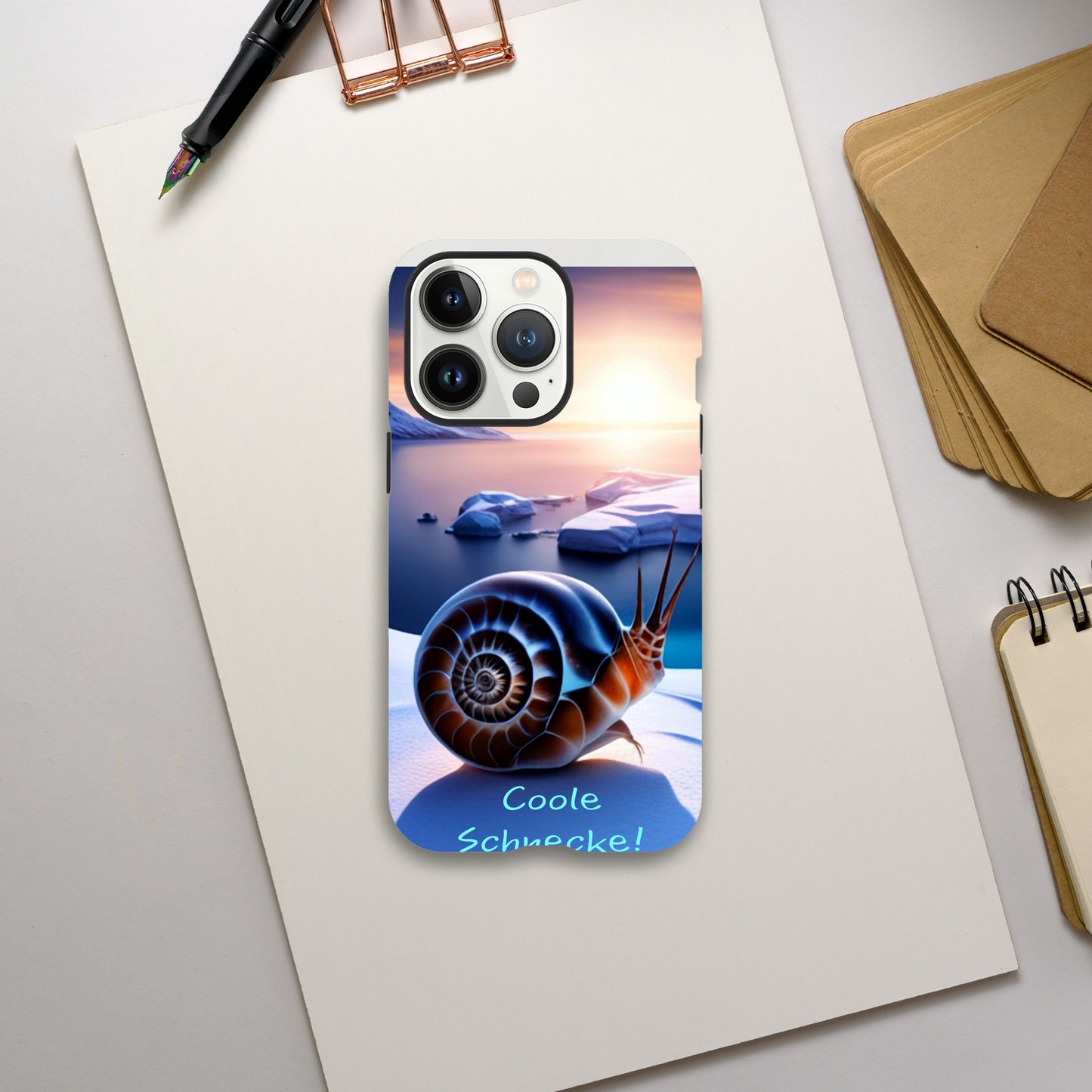Cool Snail (Brown) - Phone Case