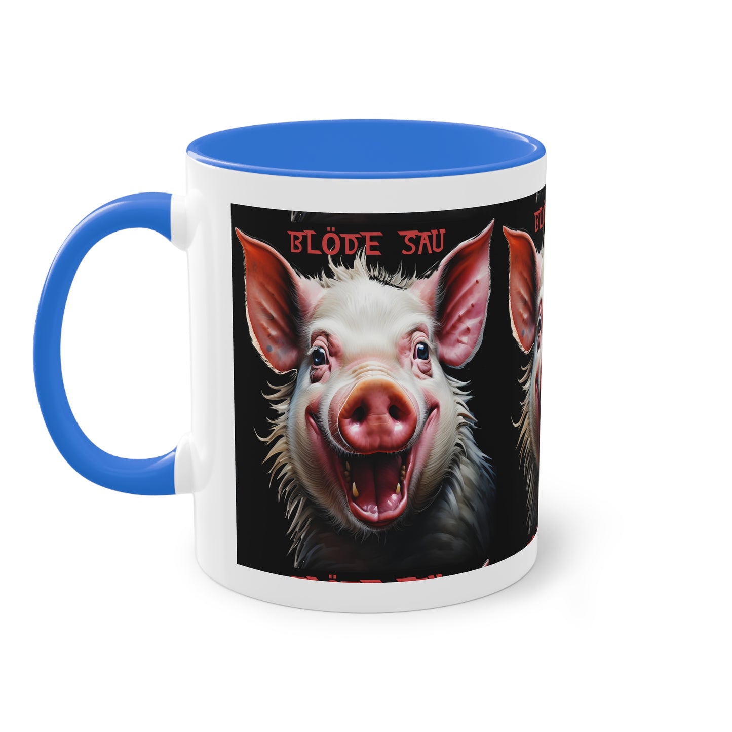 Bloede Sau - Keramiktasse