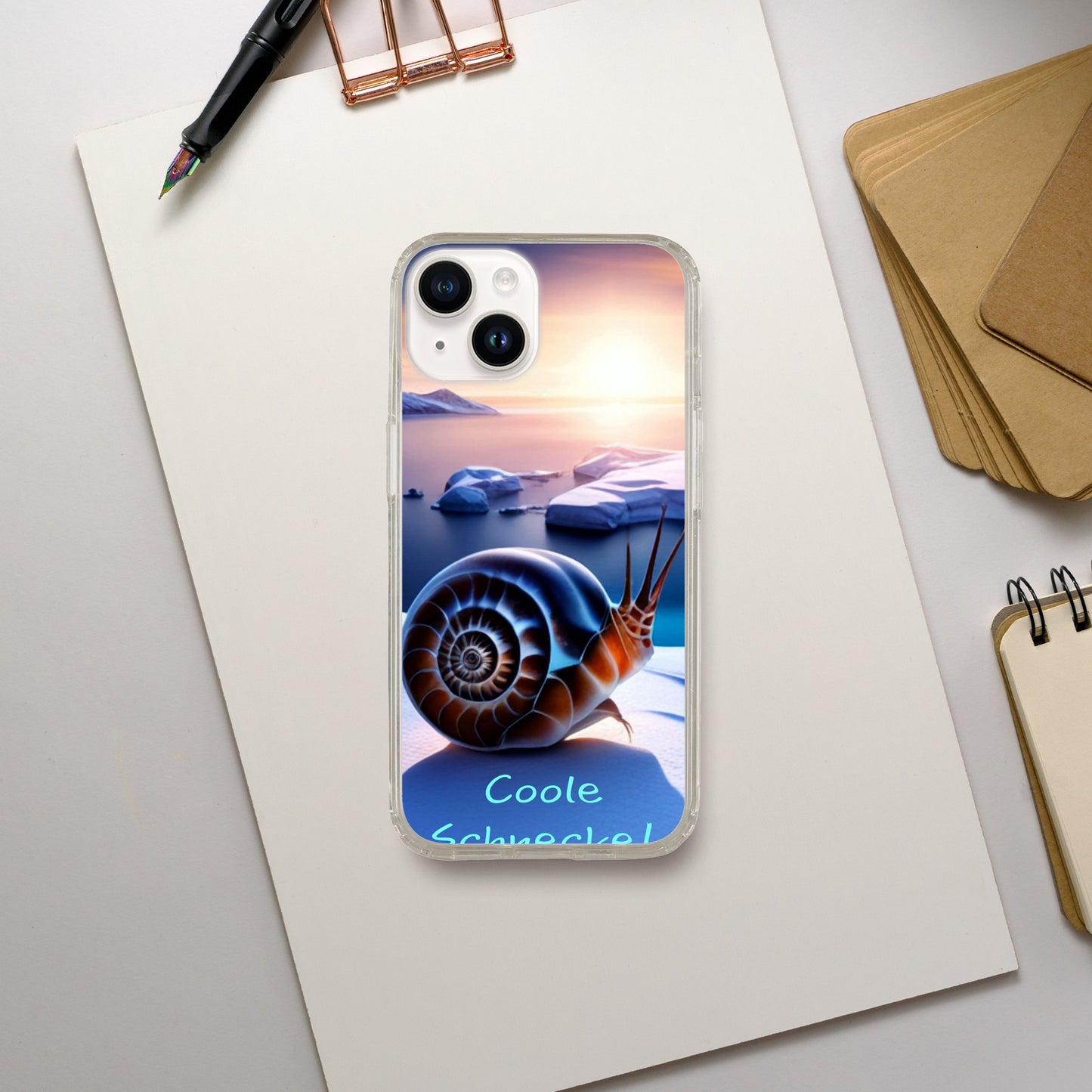 Cool Snail (Brown) - Phone Case