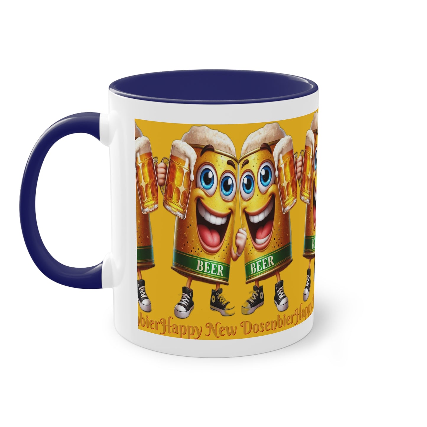 Happy New (Dosen-) Bier - Tasse