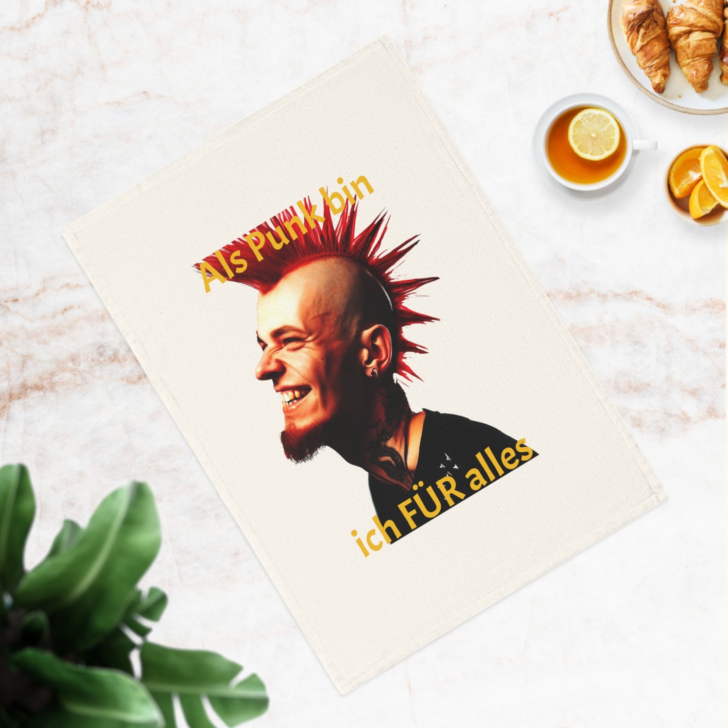 Punk (Mann) - Geschirrtuch
