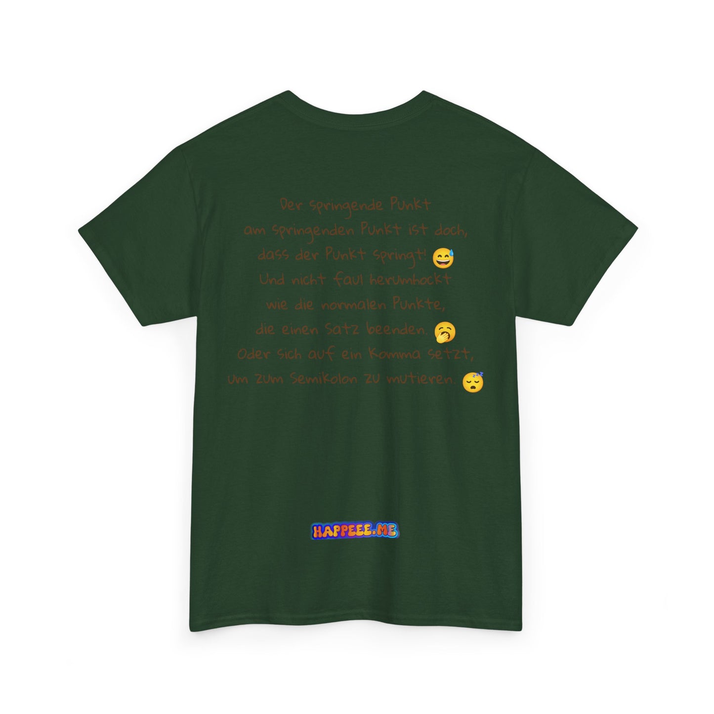 Springende Punkt (orange) - T-Shirt