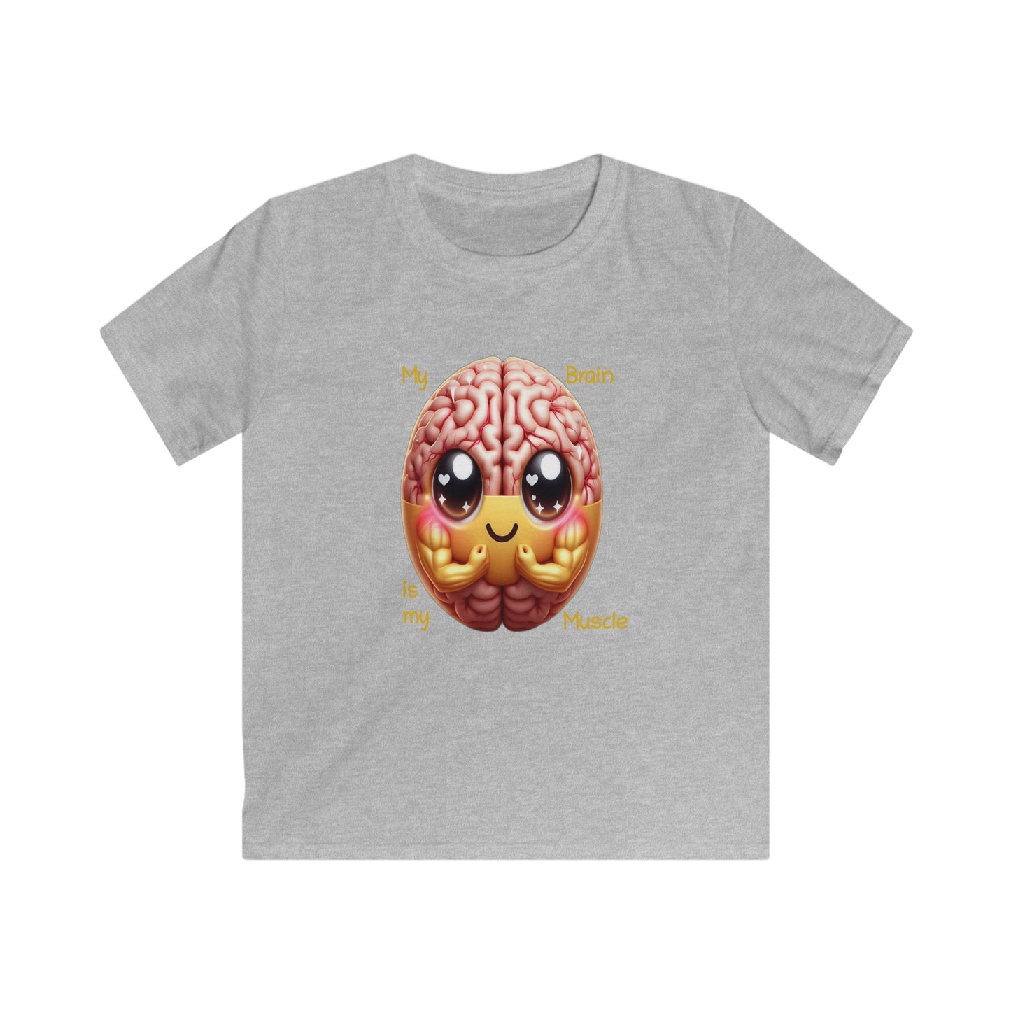 My Brain is my Muscle - Kids T-Shirt