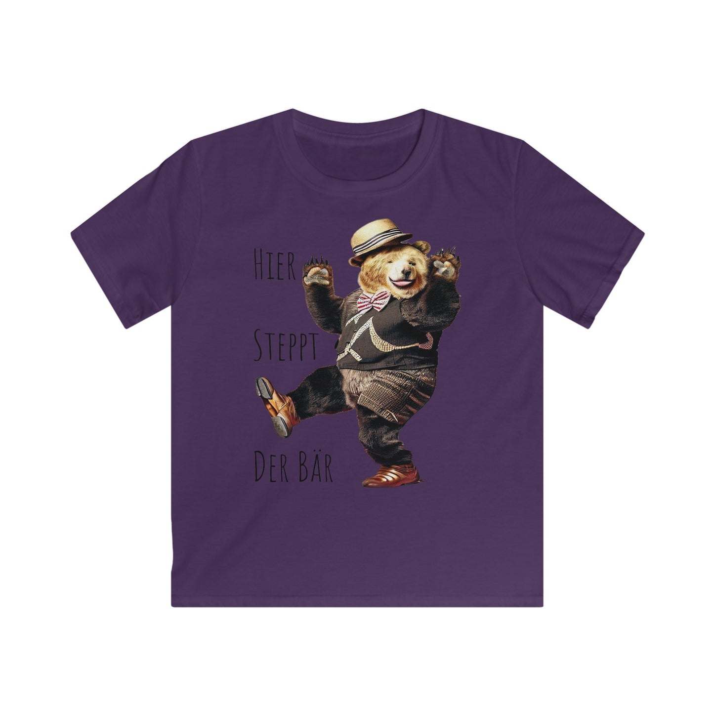 Hier steppt der Bär - Kids T-Shirt (Unisex)