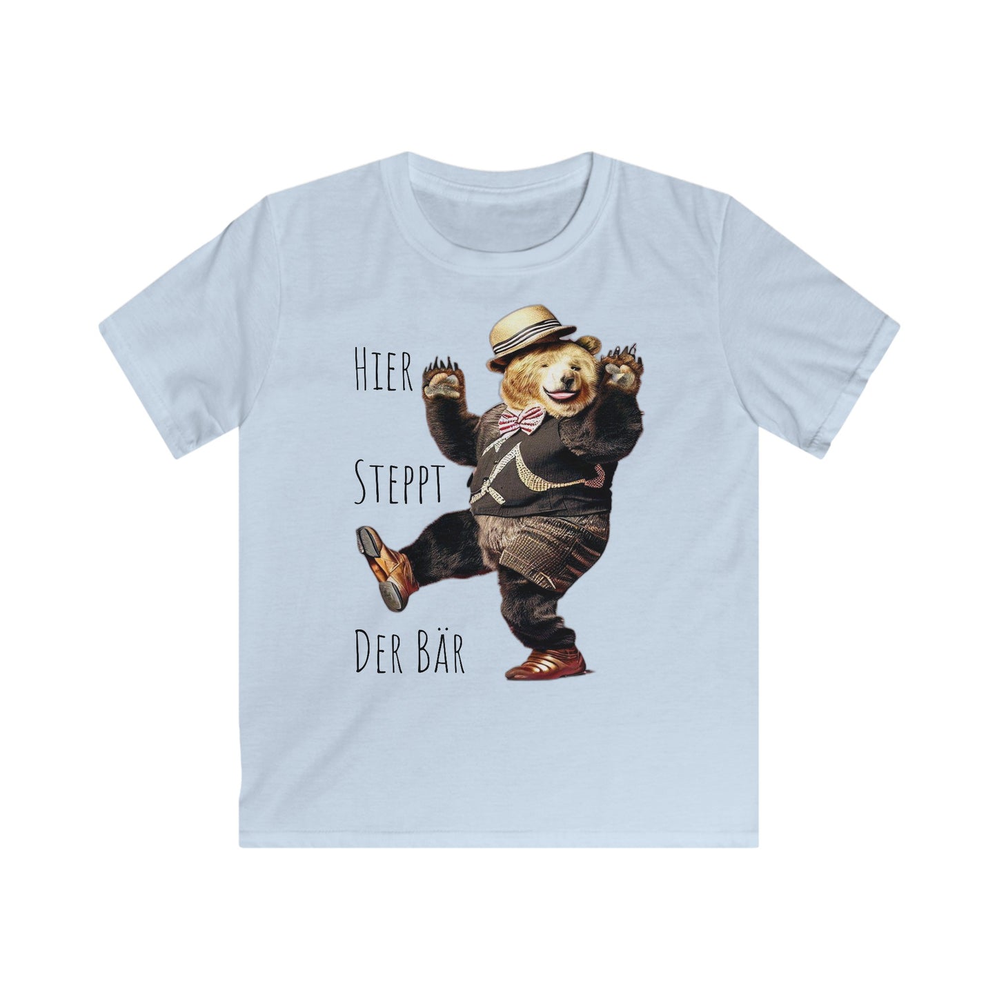 Hier steppt der Bär - Kids T-Shirt (Unisex)